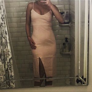 Kittenish pink dress